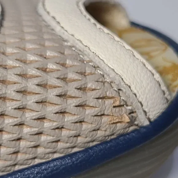 Fly London Cream and Tan Wedges - Picture 3 of 7